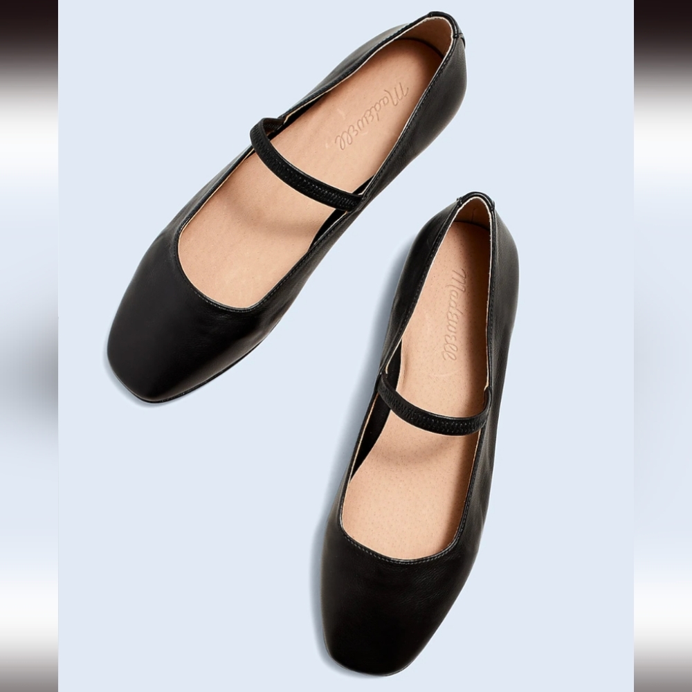 Madewell Black Mary Jane Flats